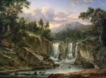 Tummels vandfald, 1820